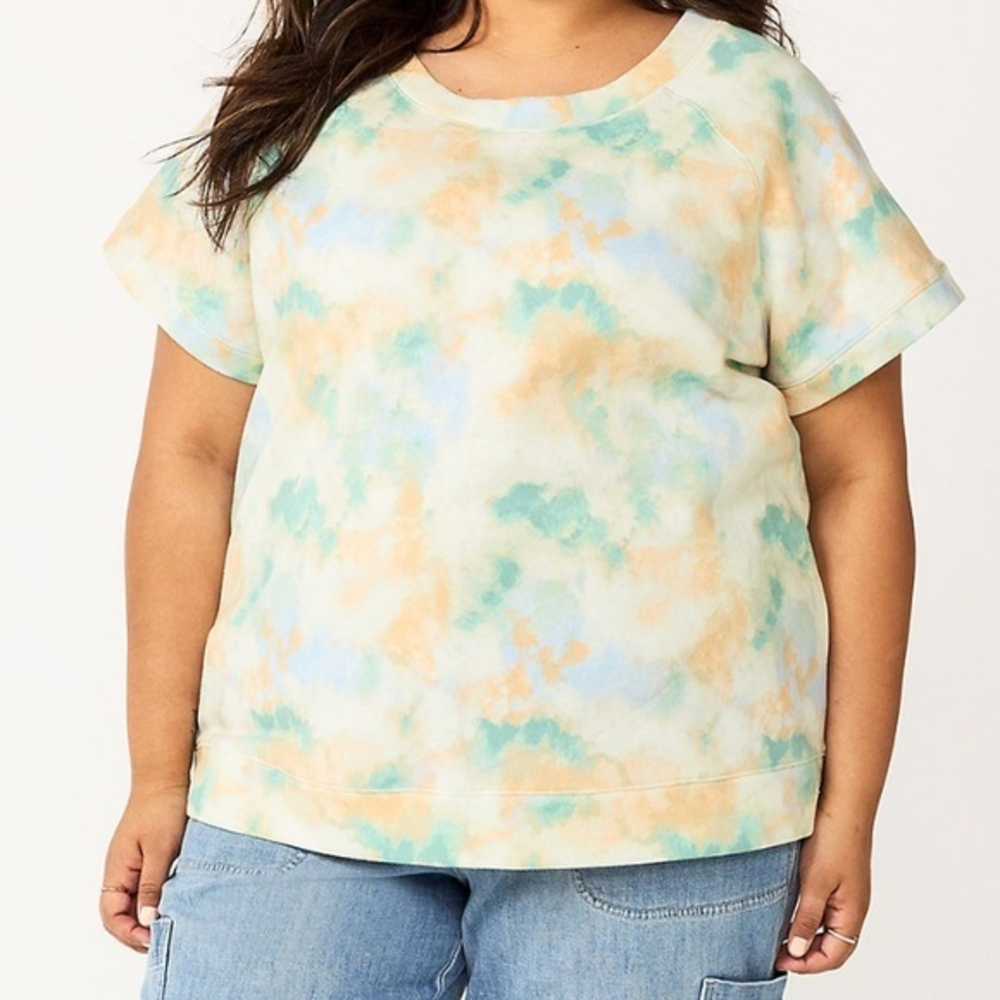 Sonoma plus size short sleeve fleece size 3X/4X